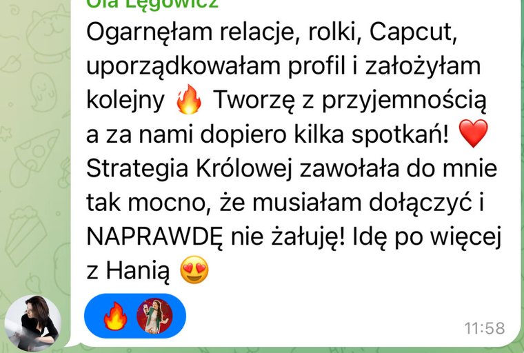 Opinia klientki