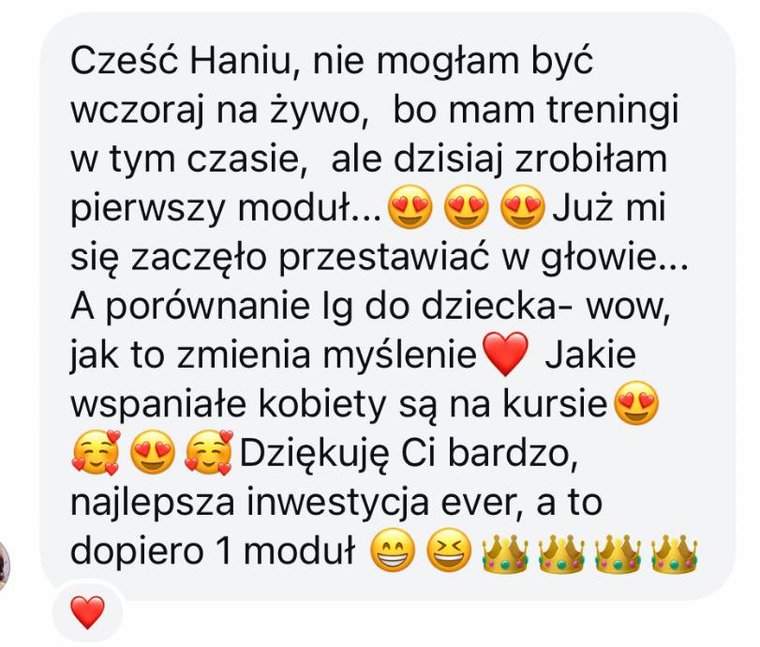 Opinia klientki