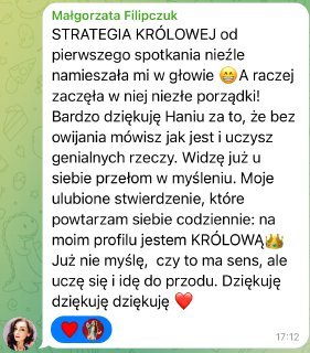 Opinia klientki