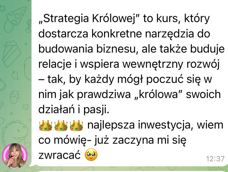 Opinia klientki