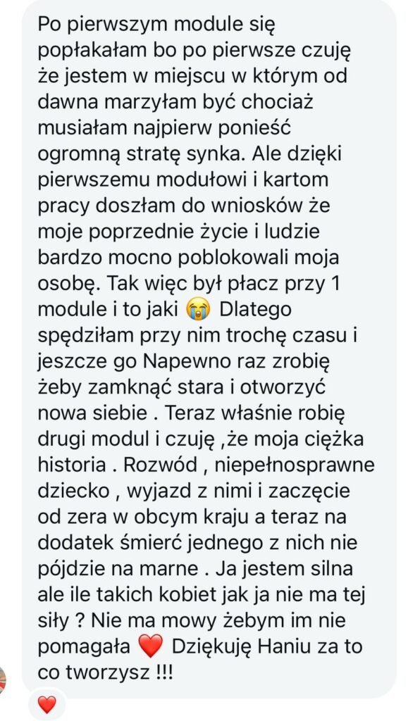 Opinia klientki