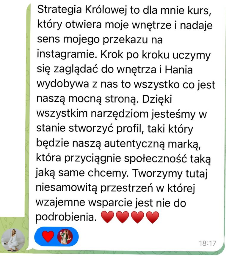 Opinia klientki
